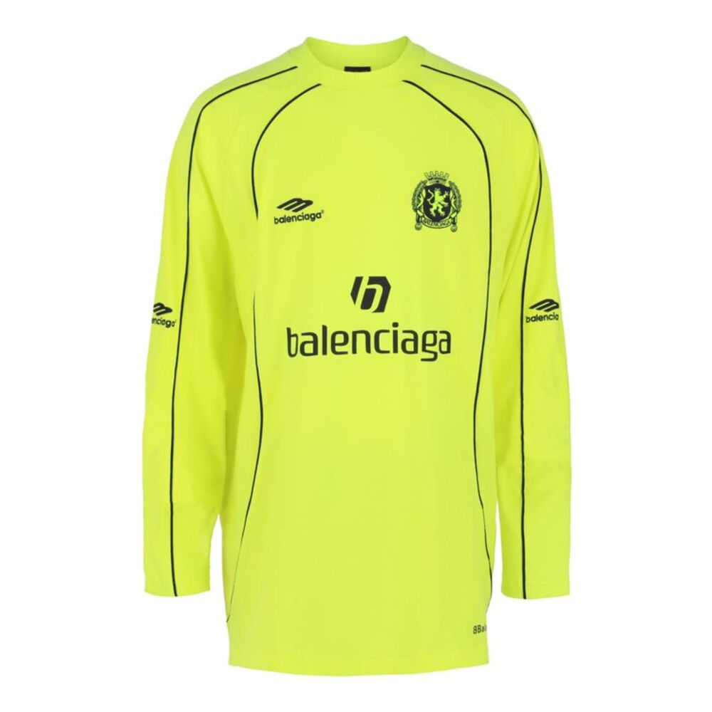 Balenciaga Oversized Soccer T-Shirt Multi Mens
